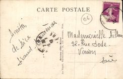 CPA Niza el jardin Albert y la caminata del embarcadero