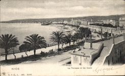 CPA Niza la terraza y los muelles