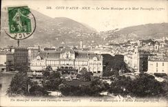 CPA Cote D Azur Nice Le Casino Municipal et le Mont Pacamaglia