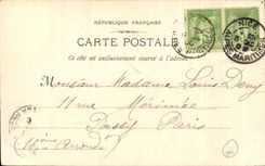 CPA Nice La Casade du Parc Massena