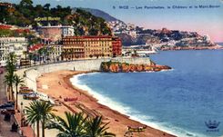 CPA Niza Ponchettes Chatreau y el montaje del boro