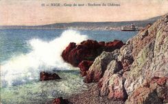 Rocas de la inflamacion pesada de CPA Niza del castillo