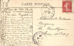 CPA Dimensions Emerald Fraud of Brittany Lavoir road of St Malo Lavandieres