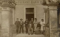 CARTE PHOTO Folklore Restaurant Barache Region Centre Cher 