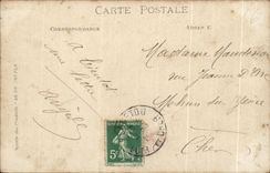 CARTE PHOTO Mennetou Attelage de chevaux