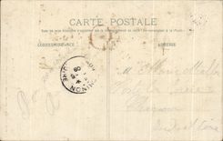 Small CPA Sablaises Children Folklore Costume