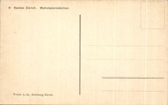 CPA Kanton Zurich Wehntalermadchen Folklore Costume