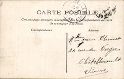 CPA Fantaisie Fleurs Enfant Bonne Fete Ange Angel 