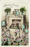 CPA Fantaisie Heureux Noel Enfants