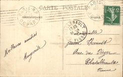 CPA Church the Garden of Tileries the Street of Rivoli Louvre