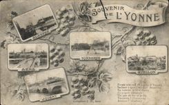 CPA Souvenir de L Yonne Auxerre Sens Joigny Avallon Tonnerre