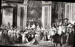 CPSM Musee Du Louvre Le Sacre De Napoleon David