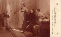 CPA Salon de Paris La Fuite Vollet La Huida 