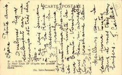 CPA the Place louis XV (after a gouache of perignon)