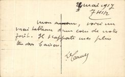 CPA Fantaisie Fleurs Porte Bonheur Muguet