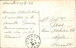 CPA Fantaisie Fleurs Porte Bonheur Muguet 