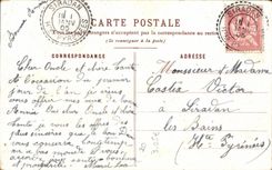 CPA Fantaisie Fleurs Bonne Annee Chrysanthemes a Soucis