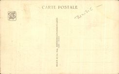 CPA Exposition coloniale Internationale Paris Section Tunisienne Le mababout Et Le Minaret