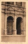 CPA Dinan Portail de I Eglise Saint Malo