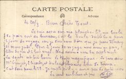 CARTE PHOTO Eglise Ste Marie Madeleine Les Chartreux 1916