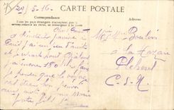 CPA Paris the Louvre and the bridge of the Saints Fathers Barge Menier Chocolate