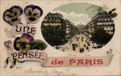 CPA Pensee de Paris Avenue de l opera