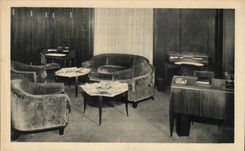 CPA Paris Living room of correspondence Co Cranium Rooms exposure Street of Peace
