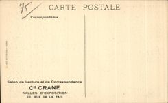 CPA Paris Living room of correspondence Co Cranium Rooms exposure Street of Peace