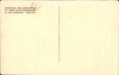 CPA Vault of the Maidservants Of Very Saint the Sacrament Street Cortambert Paris