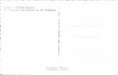 CPA Jump of Doubs (Doubs) Terminus of the Basins seen of Chatelard