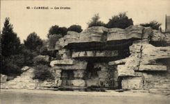 CPA Cambrai Les Grottes