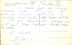 CPA Environs of Corbigny (Nievre) Pond of Be worth