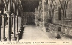 CPA Abbaye Du Mont Saint Michel La Merveille XIII Siecle Le Lavatorium