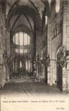 CPA Abbaye Du Mont Saint Michel Interieur de I Eglise