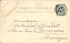 CPA Nevers del puente el lugar gravemente