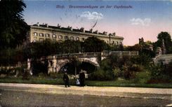 CPA Metz Brunnenanfagen an der Esplanade
