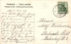 La catedral Vom Theaterplatz de los Dom de CPA Metz gesehen