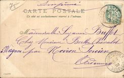 CPA Paris the Louvre and Monument of Gambetta