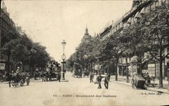 CPA Paris Boulevand Of the Italians