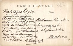 CPA Paris Statue d Alexandre Domas fills