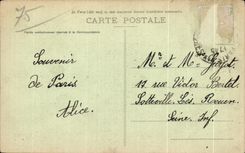 CPA Toul Paris the Place of the Harmony Agrees Place