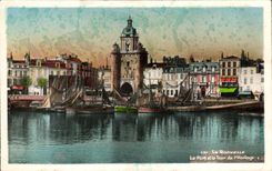 CPA La Rochelle the Port and the Tower da Clock