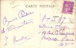 CPA Guerquesalles Le Chateau de Vimer et un coin du PArc