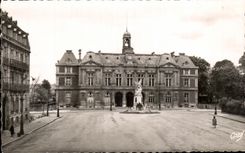 CPA Elbeuf Town hall Places Aristide Briand