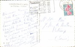 CPA Chenonceaux que el castillo ilumina