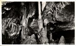 CPA The inner grotto Wookey Hole cellars