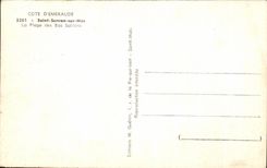 CPA Saint Dimensions Emerald Servan on Mer the Beach of Low Sablans