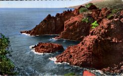CPA Cote d azur Falaises de l Esterel