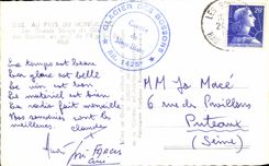 CPA con el pais de Mont Blanc el glaciar grande de Seracs DA del nos dejaron trabajar con el pie de interruptores del sur