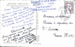 CPA Chamonix Mont Blanc the Thick ones and Agguils